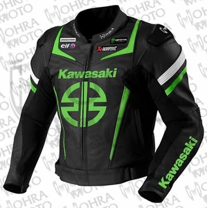 Kawasaki Monster Energy Motorradjacke aus Rindsleder - Motorradjacke - Bild 1 von 3