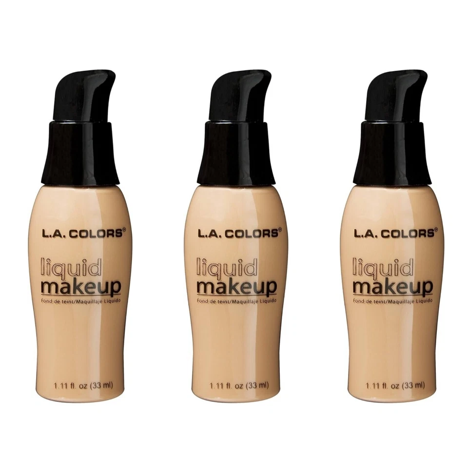 3pk L.A. COLORS Liquid Makeup Buff 1.11 fl. oz. Each (LM281) - Image 1 of 1