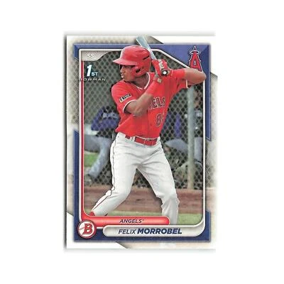 Felix Morrobel 2024 Bowman Prospects #BP-121 Los Angeles Angels Baseball Card NM - Image 1 of 3