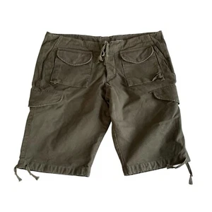 Pantaloncini Greg Lauren XL- 4 verde militare tenda cargo tattico durevole utilità militare - Foto 1 di 13