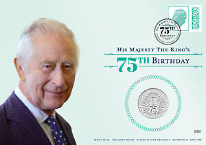 The 75th Birthday of His Majesty King Charles III £5 Brilliant Uncirculated Coin
