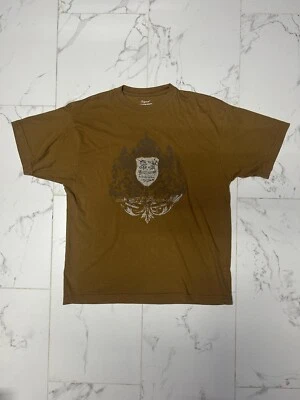 Camiseta Y2K Canyon River Azul Estampado Gótico Parche Central Talla Mediana Foto 1 de 4