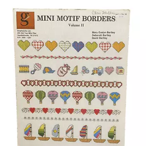 Graphworks LTD Mini Motif #10 Borders Volume II Counted Cross Stitch Charts - Picture 1 of 2