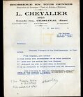 CHARLEVAL 27 BROSSERIE / BROSSES & CANNAGE de CHAISES ,Artisan L. CHEVALIER 1947