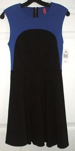 Neu mit Etikett Lord & Taylor Größe S Eight Sixty schwarz blau ärmelloses Kleid $ 88 - Bild 1 von 4