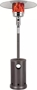 50,000 BTU Propane Patio Outdoor Heater w Table Design Stainless Steel Burner - Picture 1 of 9