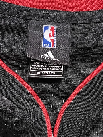 2013 Dwyane Wade NBA Miami Heat Black adidas Authentic Stitched Jersey Men XL +2 Cover