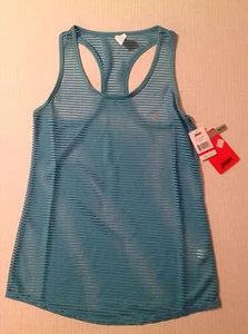 NWT PENN S RACERBACK ATHLETIC FITNESS RUNNING YOGA TRAINING SHIRT TEAL POLY/SPAN - Picture 1 of 3