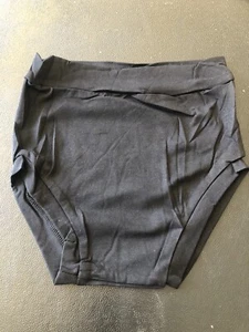 Girls Ballet Dance Briefs Shorts Gymnastics Underwear Black Size L Handmade New - Picture 1 of 4