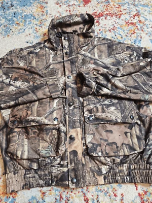 Russell Outdoors Mossy Oak BreakUp Camo Hunting Jacket Men’s XL Green No Hood - Image 1 of 4