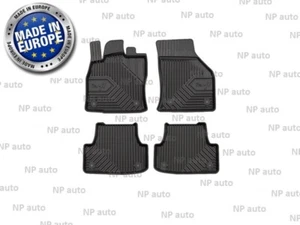 NEW LHD BLACK RUBBER FLOOR MATS CAR LINERS ALL WEATHER FOR AUDI A3 8V 2013-2020 - Bild 1 von 6