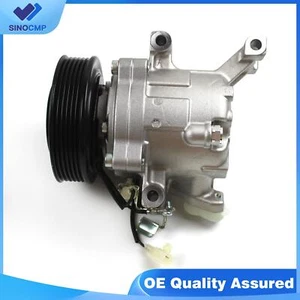 SV07C AC Compressor with Clutch for Daihatsu Terios Toyota Passo Boon M3 6PK - Picture 1 of 10