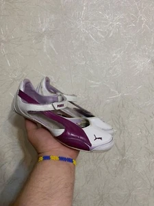 Vintage Y2K Rare Puma Speed Cat Ballet Flats Shoes Violet Women's Size 7,5 - Picture 1 of 9