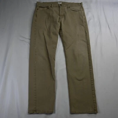 DOCKERS подходит 36 x 32 прямой крой хаки эластичной джинсовой ткани мужские джинсы - Изображение 1 из 4