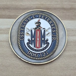 USS Frank E,Petersen Jr DDG 121 Challenge Coin - Picture 1 of 5