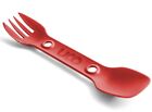 Uco Utility Spork Fork-Spoon-Knife Combo 7'' Utensil Scarlet Red F-Sp-Ut-Bulk