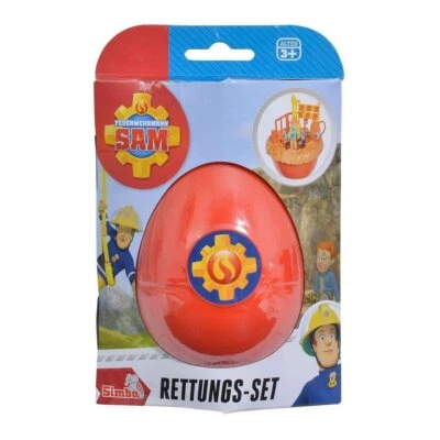 Simba Feuerwehrmann Sam Rettungsset Norman im Ei, Neu und OVP
