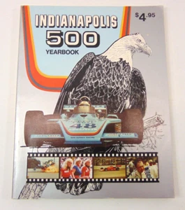 Official 1975 Indianapolis 500 Yearbook Winner Bobby Unser All American Racer - Picture 1 of 10