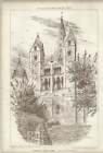 1887 Limburg Cathedral South Transept, Illustrating Lecture H McConnall, Archt