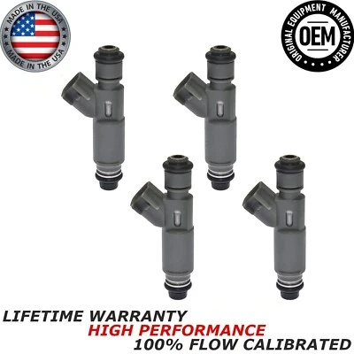 NEW OEM Denso 4x Fuel Injectors Fits 2005-2008 Chevrolet Pontiac Saturn 2.2L - Image 1 of 4