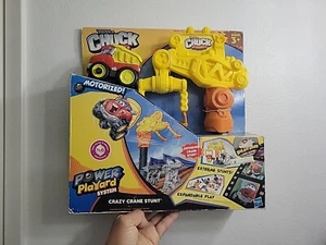 TONKA CHUCK & FRIENDS POWER PLAYARD SYSTEM CRAZY CRANE STUNT SET! NEW! - Picture 1 of 8
