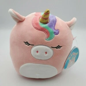 Squishmallow Kellytoy 5 Zoll Ilene das rosa Einhorn Plüschtier Puppe Neu - Bild 1 von 3