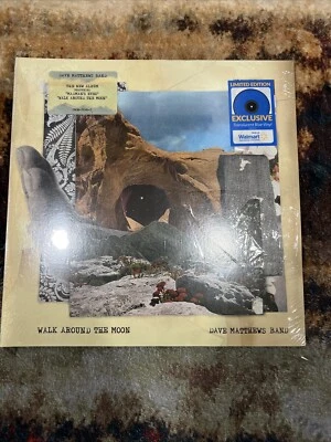 Walk Around The Moon - Dave Matthews Band - Translucent Blue Vinyl LP-New/Sealed - Image 1 of 2
