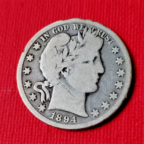 1894-O Barber Half Dollar Cover