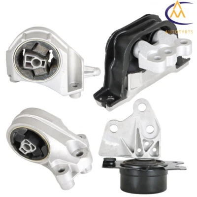 Juego de 4 monturas de motor y transmisión aptas para Chevrolet Equinox 2,4 L L4 2010-2017 Foto 1 de 4