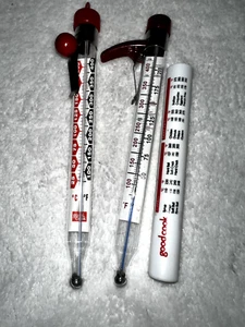 Vintage Good Cook Brand Thermometer 2 Deep Fat Fry Candy - Picture 1 of 6