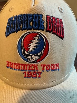 Greatful Dead 1987 Summer Tour Hat Original - Image 1 of 4