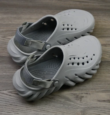 Croc Echo Clog Gray Color Children’s Junior Youth J6 - Image 1 of 4