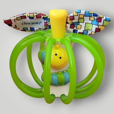 The First Years Grab Apple Baby And Toddler Teether Hand Eye Coordination Toy — 第 1/4 张图片
