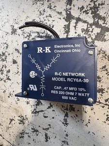 R-K ELECTRONICS THREE PHASE TRANSIENT VOLTAGE FILTER  RCY6G-30V (5 Total) - Picture 1 of 3