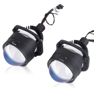 2.5" Bi LED Projector Lens H4 H7 9005 9006 LED Headlight Retrofit Kit Low High - Picture 1 of 12