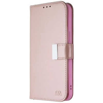 MyBat MyJacket Flip Cover Wallet for Apple iPhone 14 Pro Max - Rose Gold - Image 1 of 3