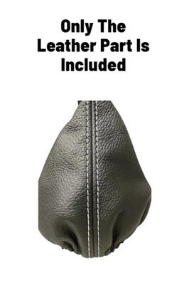 White Stitch Leather Shift Boot Cover For VW Golf Jetta GTI GLI R32 2006-2010 Foto 1 de 3