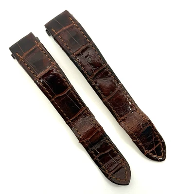 Cartier Roadster 15.5mm x 14mm Brown Alligator Watch Strap Band Authentic OEM - Image 1 of 4