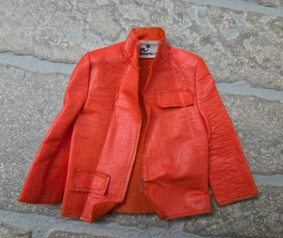 Vintage Barbie Sears Ken Exclusive #1514 Casual All Stars Orange Vinyl Jacket - Image 1 of 4
