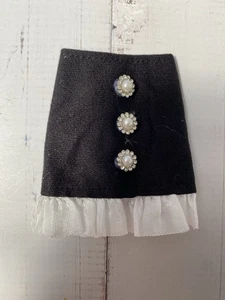 Barbie Sindy Doll Black Skirt Clothes Clothing (C1) - Picture 1 of 5
