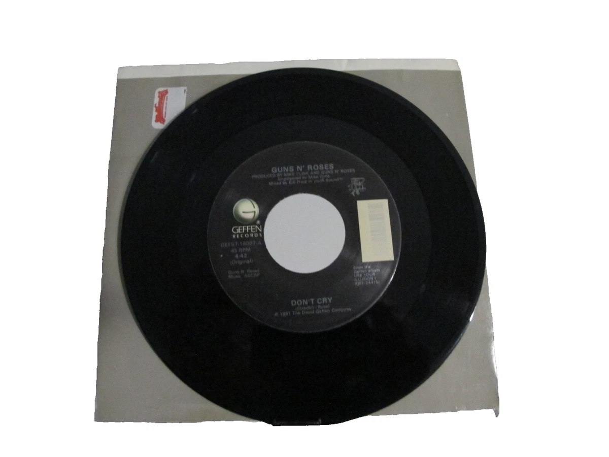 Guns N' Roses 45RPM レコード　放送局用プロモ Guns N' Roses 45RPM レコード放送局用プロモ