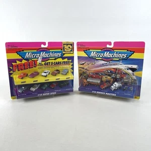 🔥Micro Machines #15 Service Masters & #18 Super Spies Galoob nuovo SIGILLATO🔥 - Foto 1 di 7