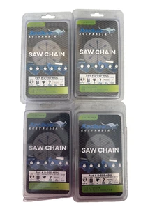 (4) Cadenas de motosierra Archer de 12" calibre .050-40dl 3/8" lp (perfil bajo) - Imagen 1 de 3