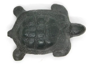 Figure Turtle Green Cast Resin 3.5 x 2.5 Small Figurine Animals - Picture 1 of 3