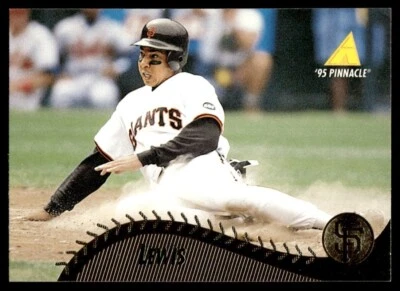1995 Pinnacle #199 Darren Lewis San Francisco Giants - Image 1 of 2