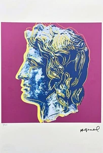 ANDY WARHOL - Alexander der Große - signiert, nummerierte Auflage 31/100, 38 x 56 cm - Bild 1 von 7