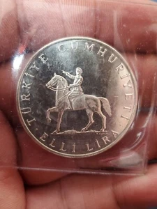 Silber Türkei 50 Lire 1972 - Bild 1 von 2