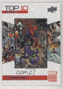 2018-19 Upper Deck Marvel Annual Top 10 Heroes Spider-Man #TH2 7l6