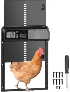 Elektrische hühnerklappe Automatische Hühnerstalltür mit timer und manuelle NEU - Bild 1 von 12