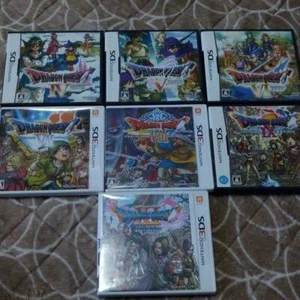 Dragon Quest 4 5 6 7 8 9 11 Nintendo 3DS NDS 7Games set Square Enix DQ Japanese - Picture 1 of 5